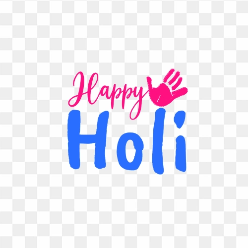 happy holi HD free png
